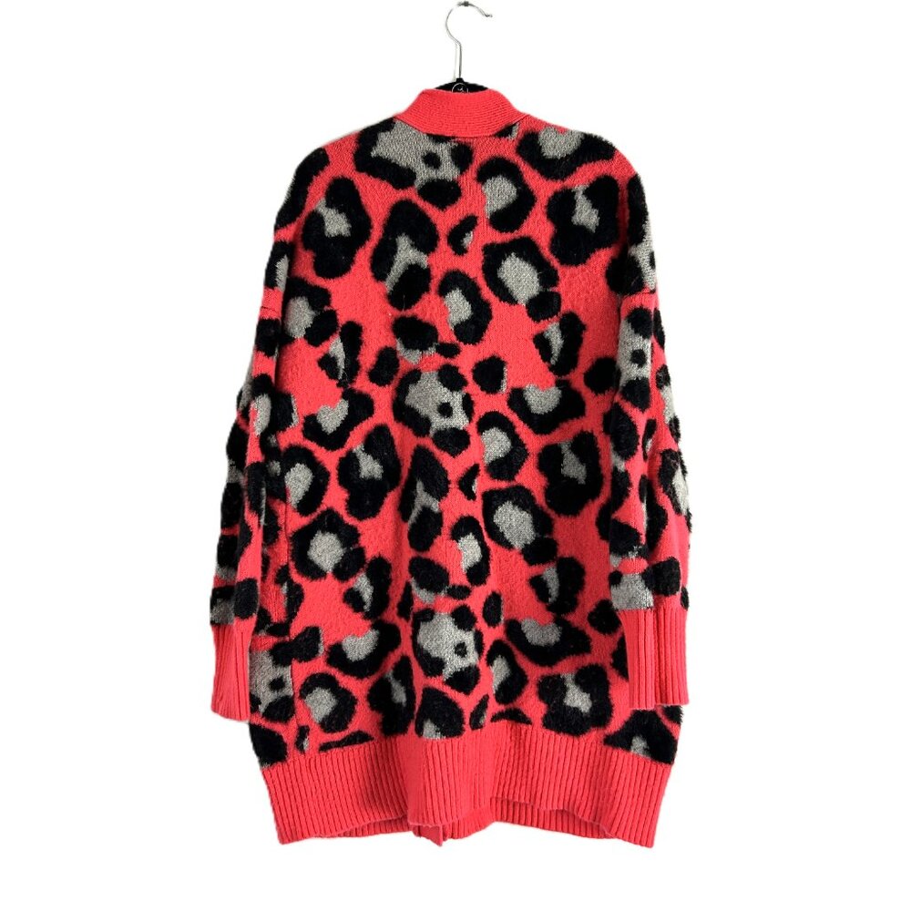 Torrid Pink Leopard Print Button Front Cardigan 2… - image 4